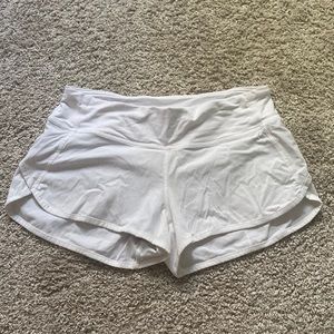 White Lululemon Shorts